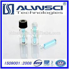 Fabricação 150ul Glass Flat Base Micro Insert para frascos de amostrador automático